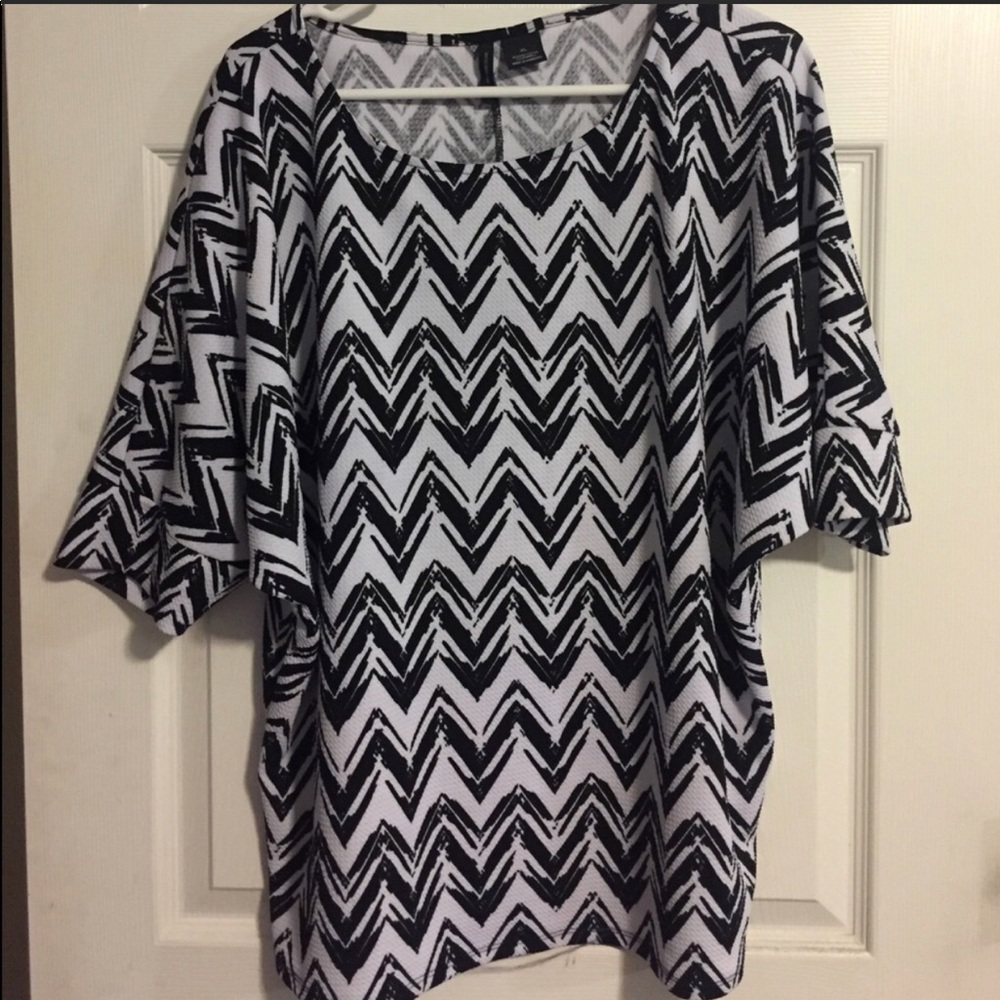 Black and white shirt